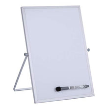 Load image into Gallery viewer, Aelfox 14 x 10 Inch Desktop Whiteboard, Magnetic Small Dry Erase Board with Stand Double-Sided Planner Whiteboard Reminder Board with Dry Erase Marker for Office, Home, School
