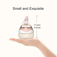 Load image into Gallery viewer, Baby Bottles for Newborn Baby PPSU Anti Colic Infant Bottles Wide Neck Breast-Like Nipple Slow Flow Breastfeeding Toddler Bottles-2pack (2.5 oz/pc, Pink)
