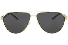Load image into Gallery viewer, Versace Man Sunglasses, Gold Lenses Steel Frame, 62mm
