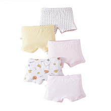 Load image into Gallery viewer, Core Pretty Little Girls Cotton Boy Shorts Toddler Panties Cute Panda Underwear (Pack of 5) (Panda, 5-6 Years)
