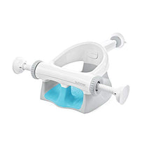 Load image into Gallery viewer, Summer My Bath Seat Soft Support (Aqua ) – Contoured Bath Seat for Children Transitioning to the Adult Bathtub – Features Drain Holes, Sure &amp; Secure Suction Cups, and Spacious Open-Side Design
