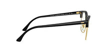 Load image into Gallery viewer, Ray-Ban unisex adult Rb 3016 Clubmaster Everglasses Blue Light Filtering Everglasses, Shiny Black/Clear to Grey Photochromic, 49 mm US
