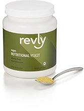 Load image into Gallery viewer, Revly Vegan Nutritional Yeast Non-Fortified Superfood 15.9 Oz. Powder - 6g Protein, Amino Acids, Vitamins, Minerals - 30 Servings
