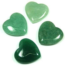 Load image into Gallery viewer, Luos Cultural Goods Green Aventurine Heart Shape Crystal - Balances, Protects Mental Well-Being, Spirit Stone, Jewelry, Home Decoration Gemstone, 1 Inch Size, 1 Piece
