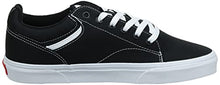 Load image into Gallery viewer, Vans Men's Seldan Sneaker, Black Canvas Black White 187, 11

