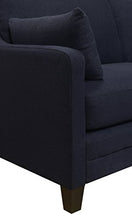 Load image into Gallery viewer, Serta Carmina Contemporary Upholstered 75" Living Room Sofa, Modern Couch for Two or Three, High Plush Seat Cushions and Back Pillows, Easy Assembly, Navy Blue
