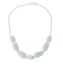 Load image into Gallery viewer, NOVICA Celestite Pendant Necklace, Celeste Hope'
