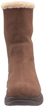 Load image into Gallery viewer, Clarks Women's Aveleigh Pull Warmlined Waterproof Fashion Boot, Dark Khaki Waxy Suede, 9
