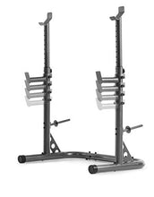 Load image into Gallery viewer, Gold's Gym XRS 20 Adjustable Olympic Workout Bench with Squat Rack, Leg Extension, Preacher Curl, and Weight Storage
