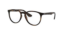 Load image into Gallery viewer, Ray-Ban Unisex-Adult RX7046 Prescription Eyeglass Frames, Rubber Tortoise/Demo Lens, 51 mm
