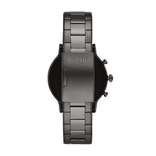 Load image into Gallery viewer, Fossil Gen 5 Carlyle HR Heart Rate Stainless Steel Touchscreen Smartwatch, Color: Smoke (Model: FTW4024)

