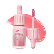 Load image into Gallery viewer, Peripera Ink Airy Velvet Lip Tint (0.14 fl oz) | High-Pigmentation, Lightweight, Soft, Moisturizing, Not Animal Tested | (#023 IN THE PEACHLIGHT)
