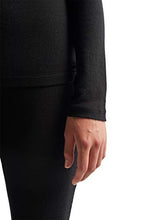 Load image into Gallery viewer, Icebreaker 175 Everyday L/S Crewe Baselayer Top Black Womens Sz M
