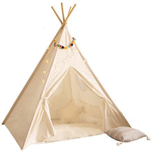 Load image into Gallery viewer, Kids Teepee Tent for Kids - with Light String | Teepee Tent for Kids | Kids Play Tent | Kids Teepee Play Tent | Toddler Teepee Tent for Girls &amp; Boys

