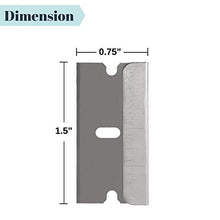 Load image into Gallery viewer, Bates- Single Edge Razor Blade, 50 pc, Razor Blades Scraper, Razor Blades Single Edge, Scraper Blades, Flat Razor Blade, One Edge Razor Blade, Single Sided Razor Blade, Single Edge Blades, Razor blade
