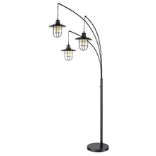 Load image into Gallery viewer, Lite Source Lanterna II Dark Bronze 3-Light Arc Floor Lamp
