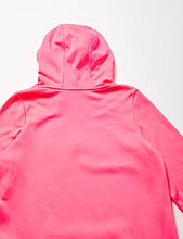 Load image into Gallery viewer, Under Armour Girls' Armour Fleece Sequin Logo Hoodie , Cerise (653)/Cerise , Youth X-Large
