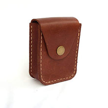 Load image into Gallery viewer, Hand Crafted Genuine Leather Cigarette Case,Retro, Flip Top pocket Handmade Pouch Case Holder with Pocket Belt Loop
