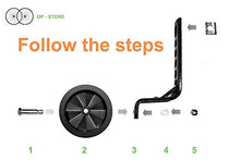 Load image into Gallery viewer, BNKIHDD Bicycle Training Wheels for Kids Stronger Version Replacement Adjustable Bicycles Stabilizer for Children, Suitable for 12/14/ 16/18/ 20/ inch Children's Single Speed Bikes (Black)
