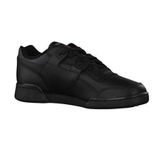 Load image into Gallery viewer, Reebok Men Workout Plus Sneaker, Black/Charcoal, 11.5
