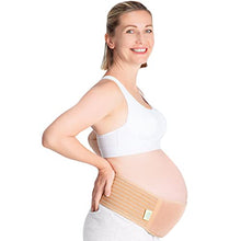 Load image into Gallery viewer, KeaBabies Maternity Belly Band for Pregnancy - Soft &amp; Breathable Pregnancy Belly Support Belt - Pelvic Support Bands - Tummy Band Sling for Pants - Pregnancy Back Brace (Classic Ivory, One Size)
