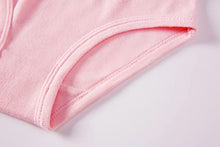 Load image into Gallery viewer, Cadidi Dinos 100% Cotton Little Girls Pink Underwear Kids Breathable Comfort Briefs Children Panties(Pack of 6) Size 10
