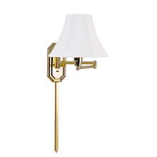 Load image into Gallery viewer, Kenroy Home 30130PB Nathaniel Wall Swing Arms, Medium, Polished Brass
