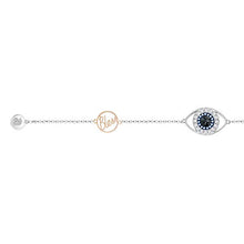 Load image into Gallery viewer, SWAROVSKI Women's Remix Collection Evil Eye Strand, Purple, Mixed metal finish
