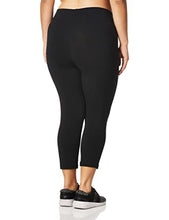 Load image into Gallery viewer, Hue Women's Plus-size Ultra Capri Leggings with Wide Waistband Sockshosiery, -black, 3X
