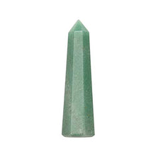 Load image into Gallery viewer, CrystalTears 3pcs 2.4" Healing Crystal Points Wands Natural Amethyst Rose Quartz Green Aventurine Crystal Wand Polished Tumbled Chakra Stone for Home Decor Reiki Healing
