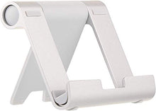 Load image into Gallery viewer, Amazon Basics Multi-Angle Portable Stand for iPad Tablet, E-reader and Phone - Silver
