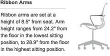 Load image into Gallery viewer, Herman Miller Setu Chair: Ribbon Arms - Hard Floor Casters - Graphite Frame/5 Star H-Alloy Base/Graphite Lyris
