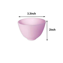 Load image into Gallery viewer, 3.3 Inch Home Use Silicone Facial Mask Mixing Bowl for Facial Mask，Mud Mask and Other Skincare Products Multi colored 5 Pcs (Small)
