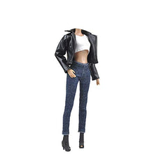 Load image into Gallery viewer, E-TING Leather Coat Suit Cool Wild Motorcycle Style Couple Clothes for Dolls (Girl)
