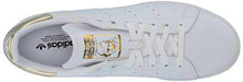 Load image into Gallery viewer, adidas Originals womens Stan Smith Sneaker, White/White/Gold Metallic, 9.5 US
