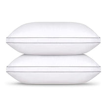 Load image into Gallery viewer, HIMOON Bed Pillows 2 Pack - Standard Size Set of 2 Cooling Pillows for Sleeping for Side Back and Stomach Sleepers, Down Alternative Filling Luxury Soft Supportive
