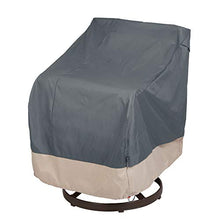 Load image into Gallery viewer, Modern Leisure 3012 Renaissance Ultralite Outdoor Swivel Lounge Chair Water Resistant (37.5 W x 39.25 D x 38.5) Patio Furniture Cover, Gray
