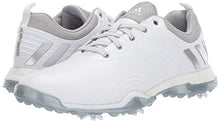 Load image into Gallery viewer, adidas Women's Adipower 4ORGED Golf Shoe, FTWR White/Silver Metallic/Clear Onix, 9 M US
