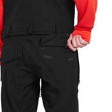 Load image into Gallery viewer, Volcom Men's Roan Bib Overall Snowboard Pant, black, Large
