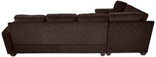Load image into Gallery viewer, Homelegance Emilio 110" x 78" Fabric Sectional Sofa, Chocolate
