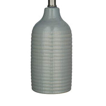 Load image into Gallery viewer, Amazon Brand – Stone &amp; Beam Glazed Ceramic Table Lamp, 18"H, Gray
