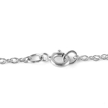 Load image into Gallery viewer, Galaxy Gold 14k 24" White Gold Diamond &amp; Pointy Briolette Ruby Pendant Necklace
