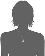 Load image into Gallery viewer, Sterling Silver "Faith Hope Love" Floating Mustard Seed Circle Pendant Necklace, 18"
