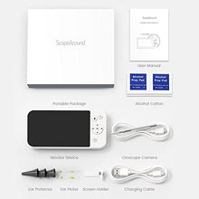 Load image into Gallery viewer, ScopeAround Ear Wax Removal Camera, Visual Ear Cleaner with 5" IPS Screen, Digital Otoscope with Ear Cleaning Tool, 32G Card, HD Video Ear Scope Supports Photo Snap and Video Recording
