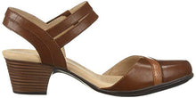 Load image into Gallery viewer, Clarks womens Valarie Rally Heeled Sandal, Mahogany Leather, 8.5 US

