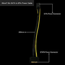 Load image into Gallery viewer, FebSmart PCI-E Riser for Bitcoin Litecoin ETH Coin Mining 6 PIN Powered PCIE Extension Cable GPU Riser Ethereum Mining ETH GPU Extension Cable PCIEX1 to PCIE X16 VER006C GPU Riser(Blue 6-PCS)
