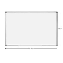 Load image into Gallery viewer, Magnetic Whiteboard/White Board, 36 X 24 Inches Magnetic Dry Erase Board, Silver Aluminum Frame with Detachable Marker Tray
