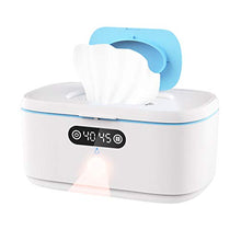 Load image into Gallery viewer, Bellababy Wipe Wamer for Vehicle and Home Use, Baby Wet Wipes Dispenser and Diaper Wipe Warmer with Night Light,Temperature Display,No Need Water and Sponge
