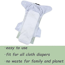 Load image into Gallery viewer, Babygoal Baby Cloth Diaper Liners, Flushable Biodegradable Viscose Bamboo Liners for Cloth Diaper Nappy 2 Pack(200 Sheets) 2BBT01
