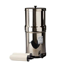 Load image into Gallery viewer, British Berkefeld 2.24 Gallon Gravity-Fed Water Filter System- Stainless Steel with 2x ATC Super Sterasyl Candle Filters
